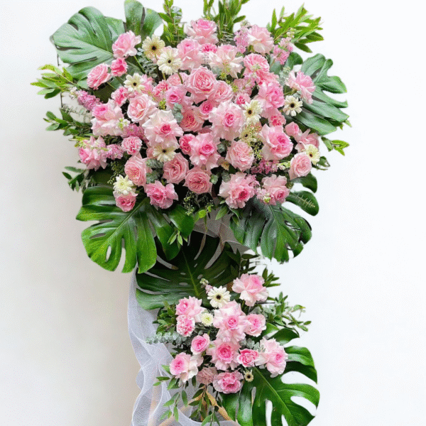 K004- Kệ hoa hồng & đồng tiền
