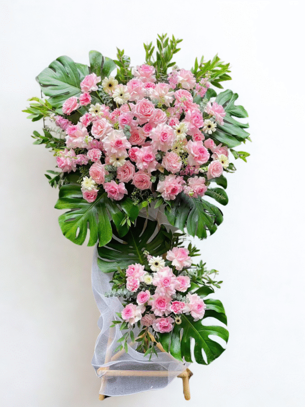 K004- Kệ hoa hồng & đồng tiền